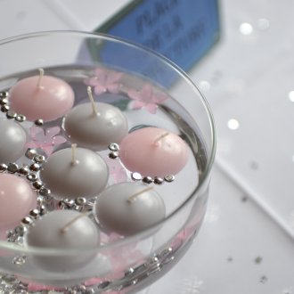 Декор от сребърна свещ