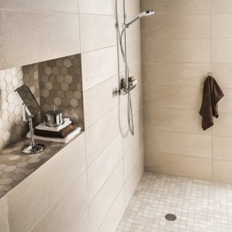 Бежова баня с ниша.