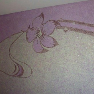 Лилав течен тапет