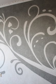 Чертежи в течен сив тапет