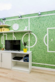 Чертежи течен зелен тапет