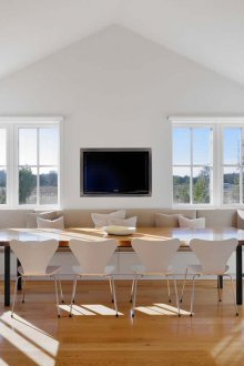 Телевизор към кухнята на стената