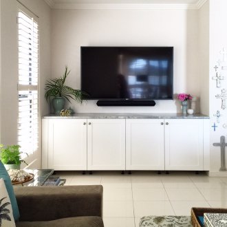 Местоположението на телевизора в кухнята