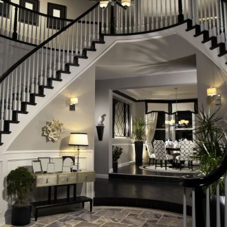 Дизайнът на коридора е голям