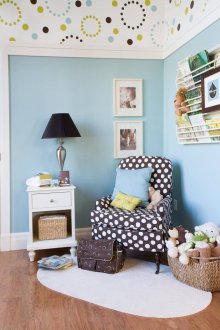 Декорен ъглов стол