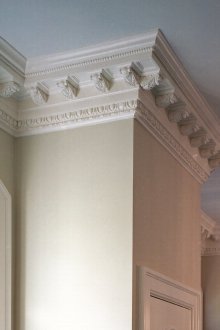 Декор от мазилка на широка граница