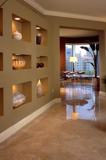 Ниша в стая с гипсокартон