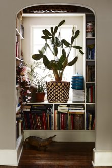 Ниша в стаята за книги.