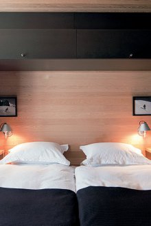 Ниша от мебелите за спалня