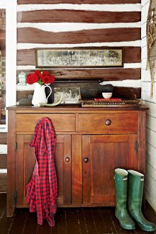 Дърво във френски интериор