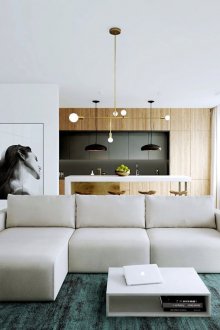 Дърво в интериора с мебели