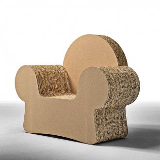 Perabot karton multilayer untuk rumah boneka
