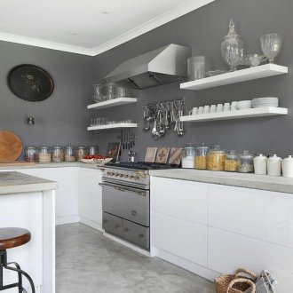 Парапет за кухнята с куки