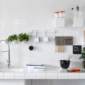 Малък парапет за кухнята