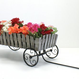 Красива стойка за колички във формата на цветя