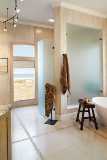 Пясъчна съвременна баня