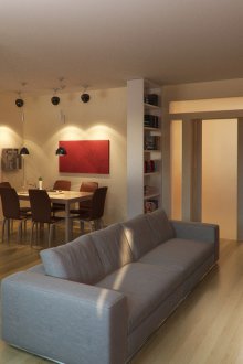 Преграда за гипсокартон в хола