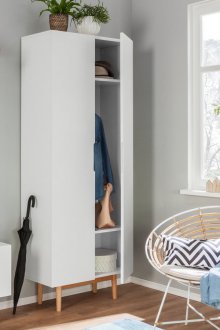 Гардероб в кутията на коридора