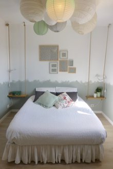 Дизайн на спалня 18 кв.м модерен