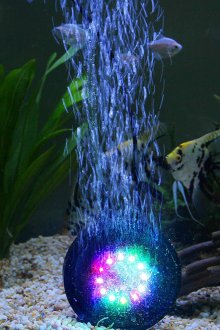 Декорация за аквариум с подсветка