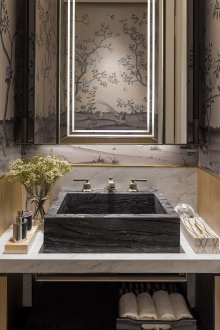 Orientalischer Stil im Inneren der Chinoiserie