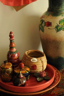 Orientalische Einrichtung im Innenraum