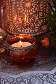 Kerzenhalter im orientalischen Stil