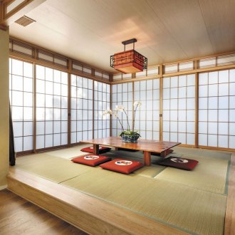 Japanischer Stil im Innenraum