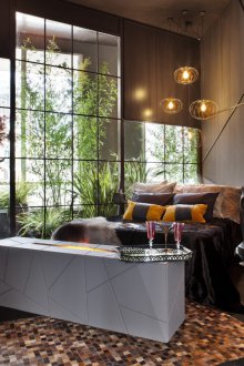 Подреждане на мебели в модерна спалня