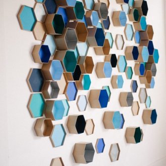 Декоративен панел от хартия и картон