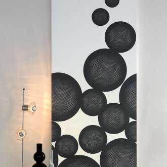 Монохромен декоративен панел от хартия