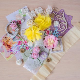 Панелна декорация от хартия Прованс