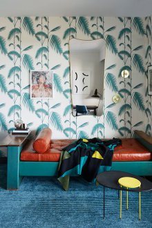 Тюркоаз тапет нетъкан