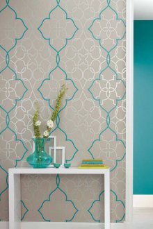 Тюркоазен печат тапет