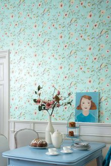 Тюркоазен тапет Прованс