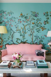 Тюркоазен плат тапет