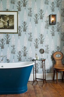 Тюркоазен винилов тапет