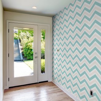 Тюркоаз зигзаг тапет