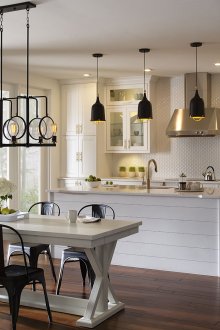 Интериорно осветление на кухня