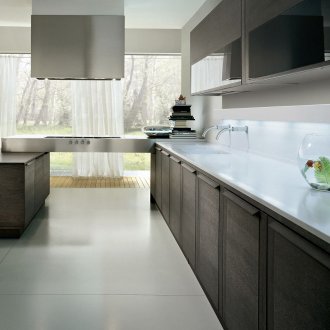 Кухненски комплект с подсветка венге