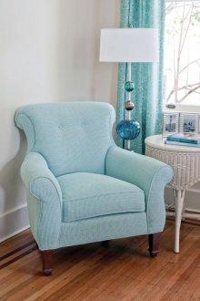 Син шезлонг