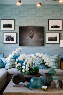 Дневна в сини тонове