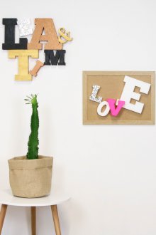 Букви от стиропор