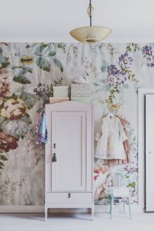 보육원의 입체 벽지