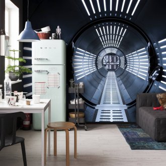 부엌의 입체 벽지