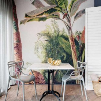 열대 입체 벽지