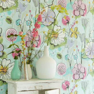 Дизайн на всекидневна в тюркоаз стил