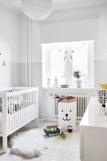 Съхранение на играчки в бебешко дете