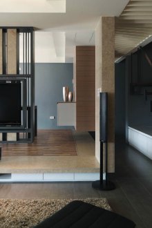 Висяща преграда между кухнята и хола