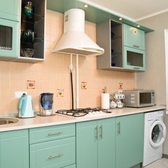 Пералня в кухнята ретро